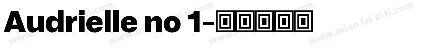 Audrielle no 1字体转换
